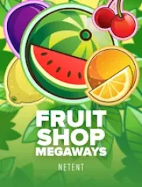 fruit shop megaways slot logo